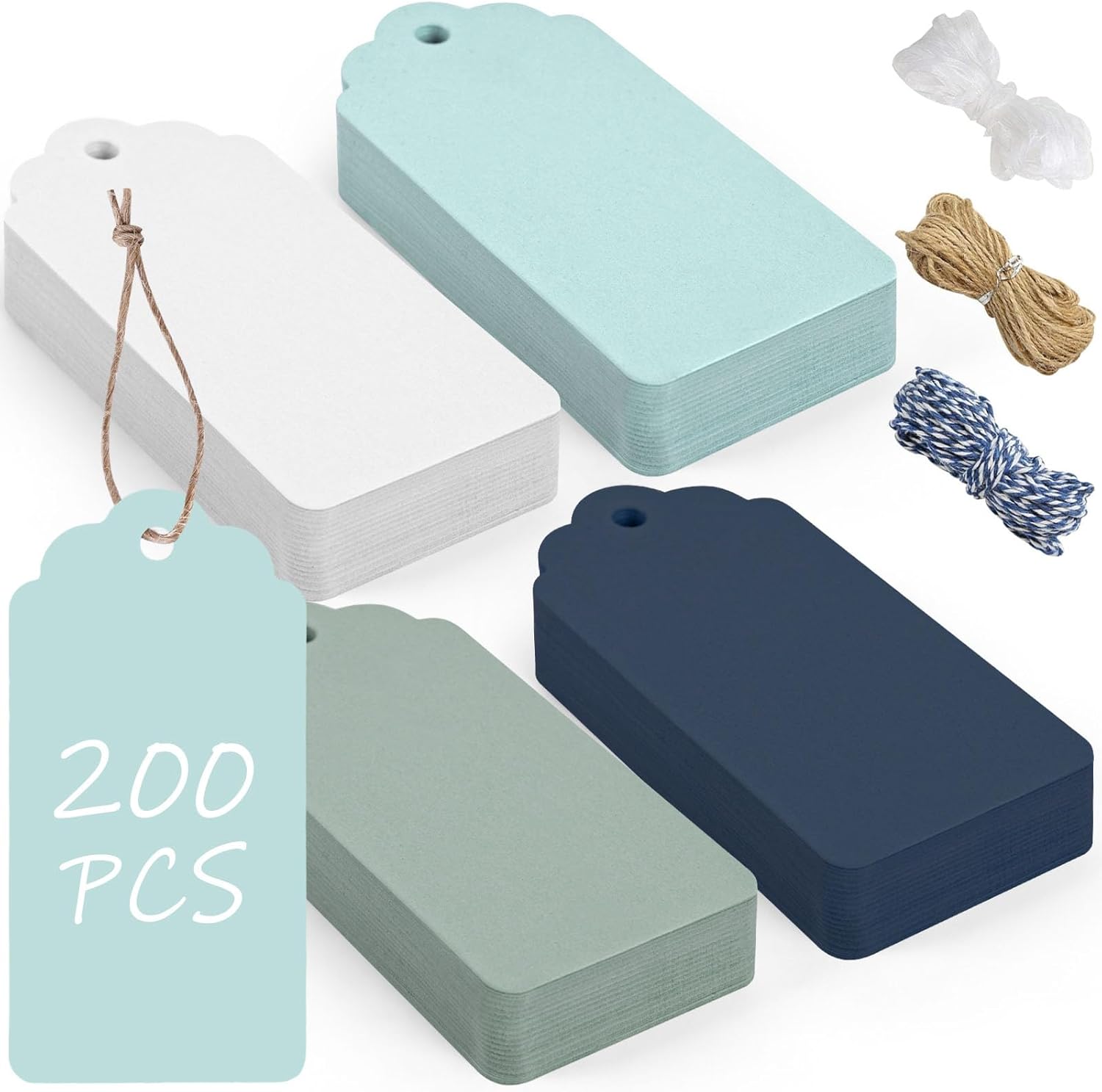 Baby Products Gift - 200 PCS Gift Tags with String