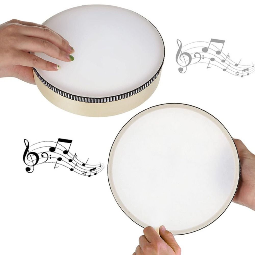 Baby Products Gift - Gift 4/6/8/10 Inch Wooden Hand Drum