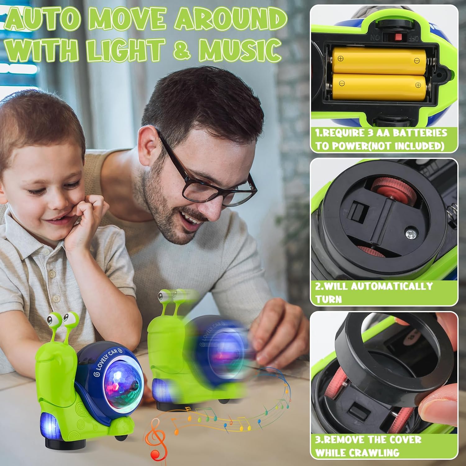 Crawling Snail Baby Toy Walkin - Baby Walker Activity 评论和价格