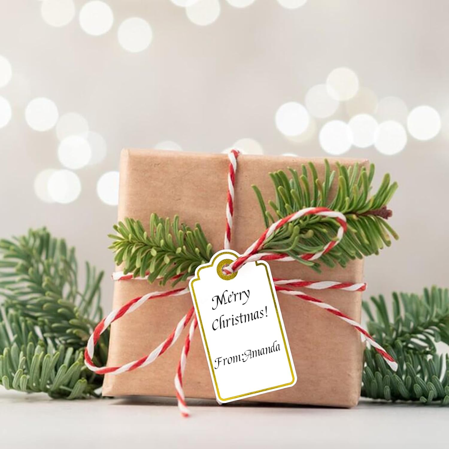 Gold Foil Gift Tags with Strin - Baby Products Gift 评论和价格