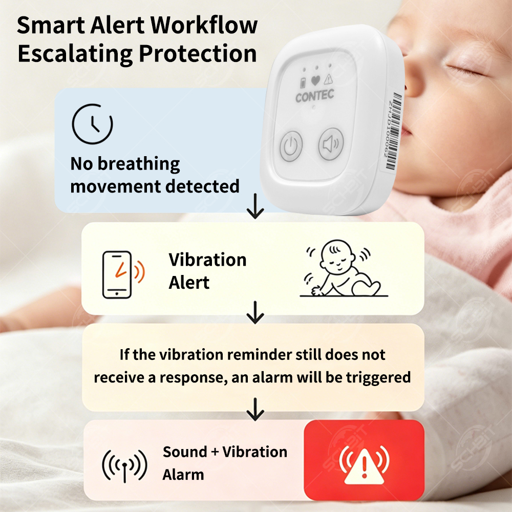 Baby Breathing Monitor with Vi - Baby Monitor Sensor 评论和价格