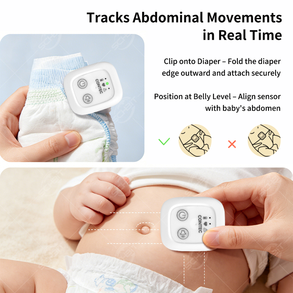 Baby Breathing Monitor with Vi - Baby Monitor Sensor 评论和价格