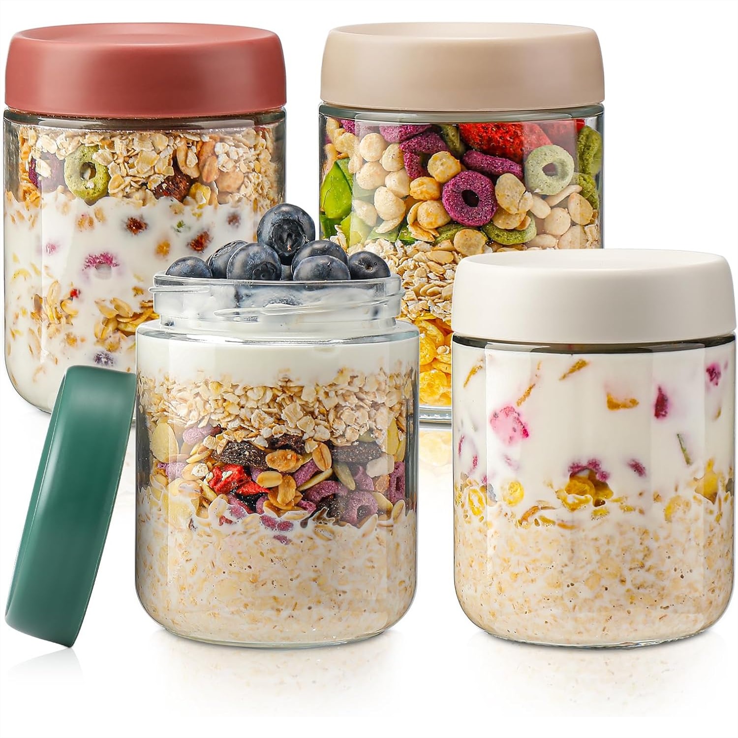 Glass Overnight Oats Container - Baby Products Set 评论和价格