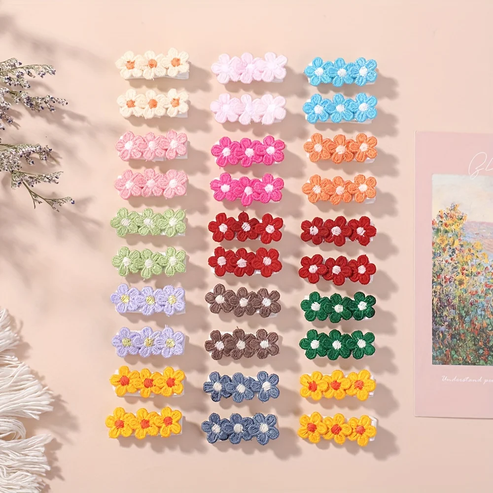10Pcs/Set Baby Mini Flower Hai - Baby Products Set 评论和价格