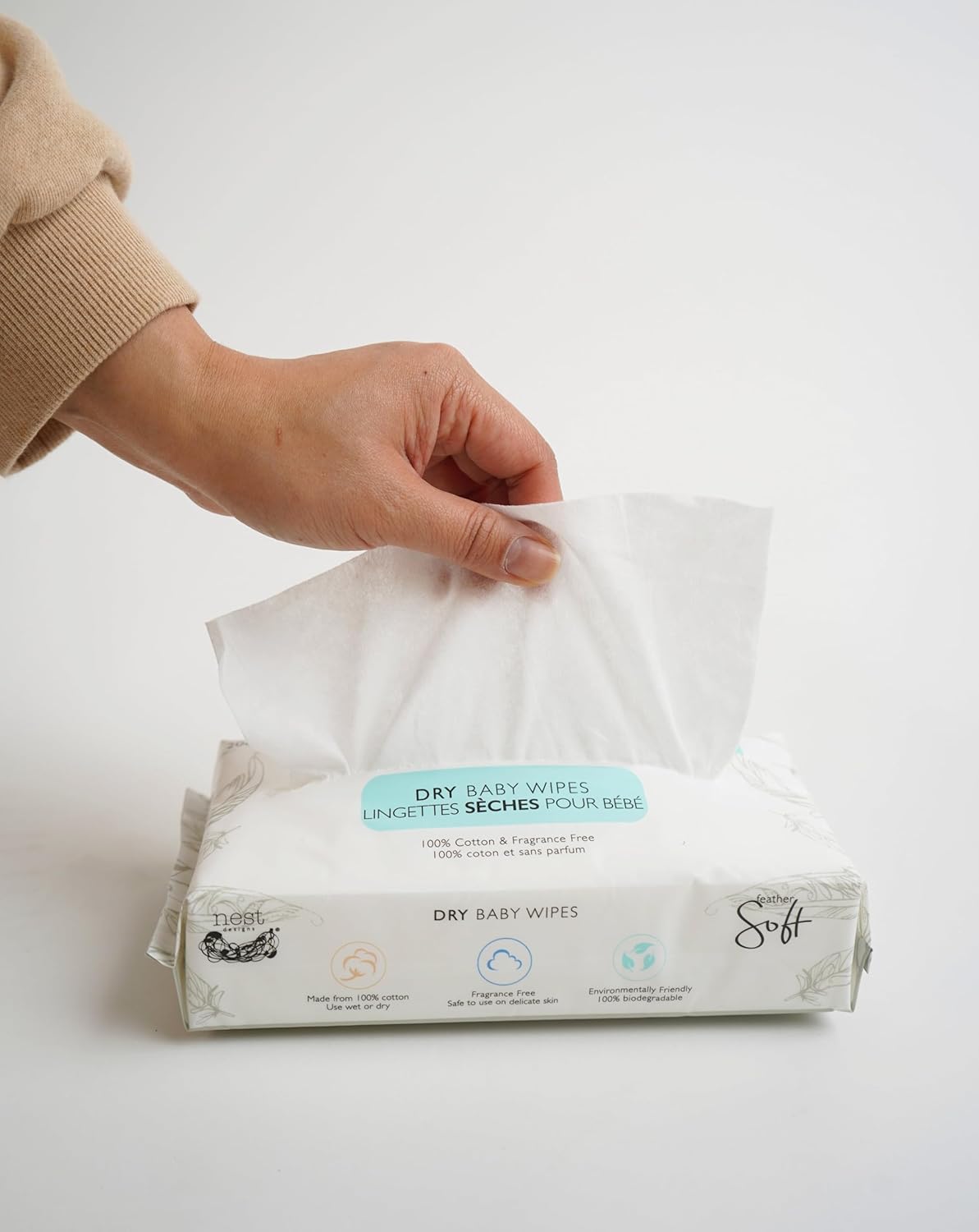 Chemical-Free Dry Baby Wipes f - Baby Products For Sensitive Skin 评论和价格