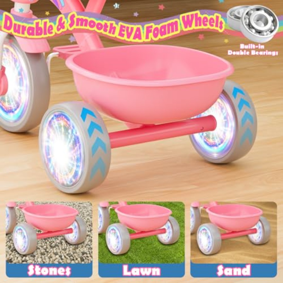 Tricycle for Toddlers 1-3 3-5  - Baby Products Gift 评论和价格