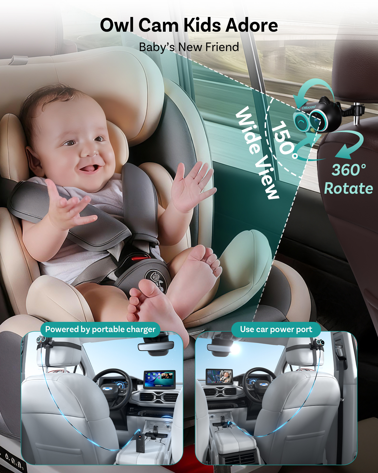 OTTOCAST Cabin Care Wired to W - Baby Monitor Sensor 评论和价格
