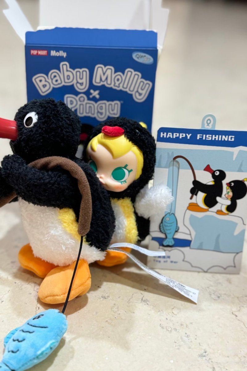 POP MART Baby Molly X Pingu Ha - Baby Products 1 Year 评论和价格