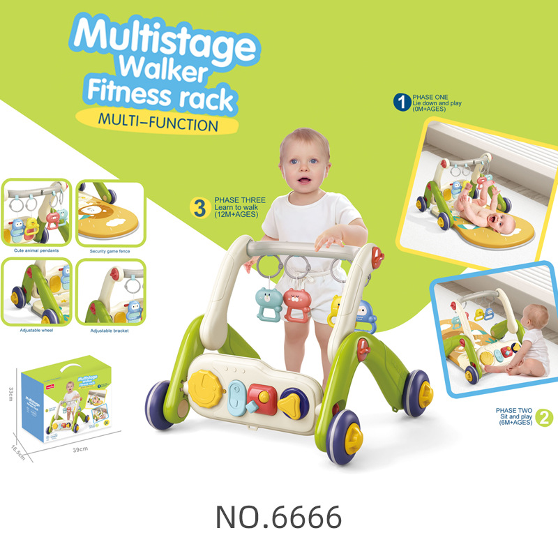Baby Walker with Anti-Tip Desi - Baby Walker Activity 评论和价格